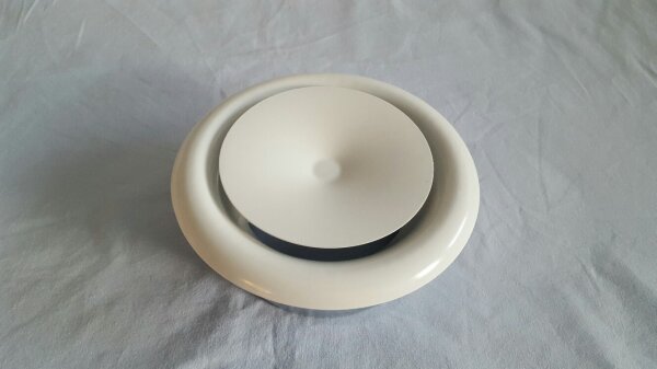 Zuluftventil rund weiß DN 100